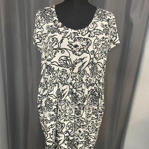 234.  Peruvian Connection Babydoll Dress, Size Large, EUC